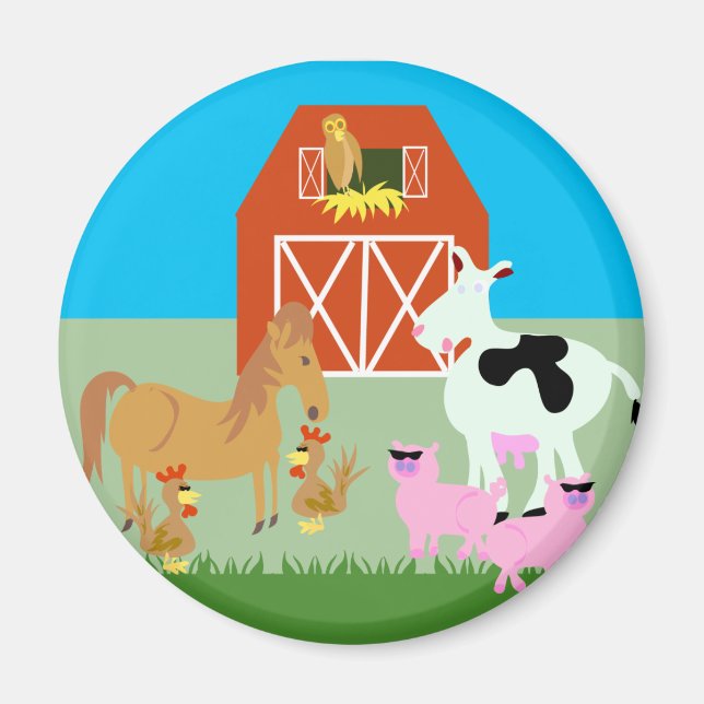 Barnyard Party Magnet (Framsidan)