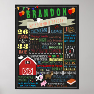 Barnyard Poster på andra födelsedagen