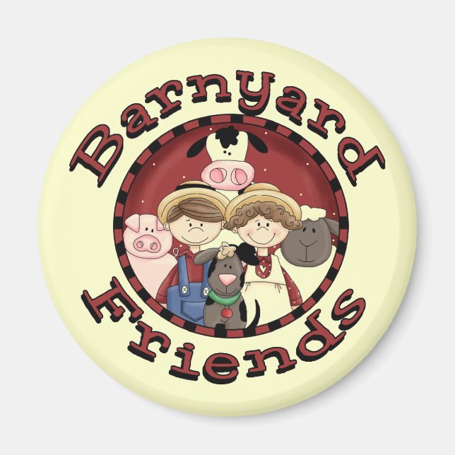 BarnyardvänTshirts och gåvor Magnet (Framsidan)