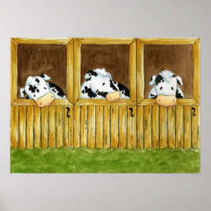 Barnyardvinrankatryck Poster