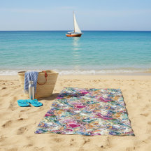 Barock blomster mönster