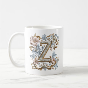 Barock bokstav 'Z' mugg för en kaffefurstinna