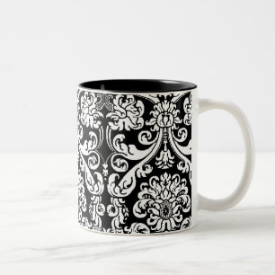 Barock damastast mugg