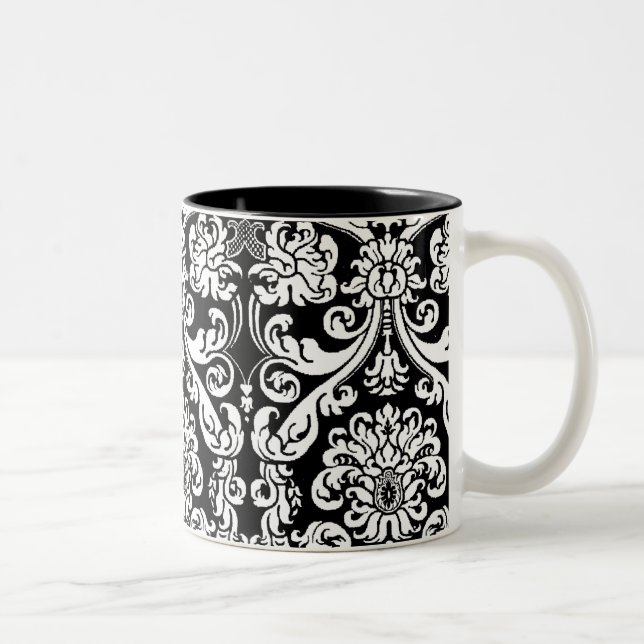 Barock damastast mugg (Höger)
