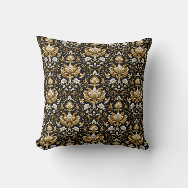 Barock Floral Kudde (Framsida)