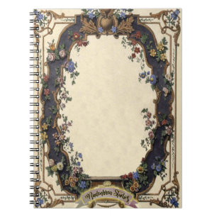 Barock fotobok anteckningsbok