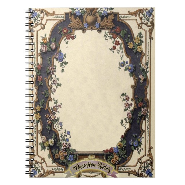 Barock fotobok anteckningsbok (Framsidan)