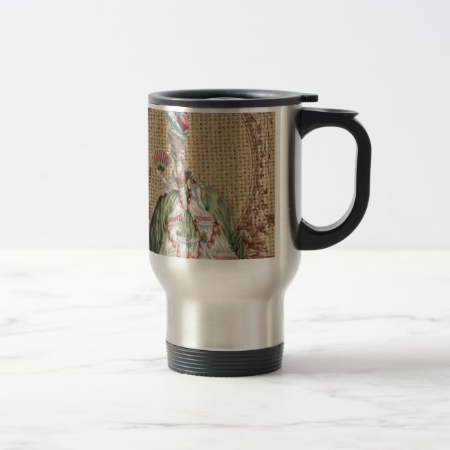 barock fransk lanthandduk Marie Antoinette Resemugg (Höger)