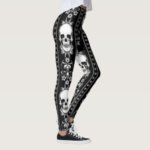 Barock gotisk skallerand leggings