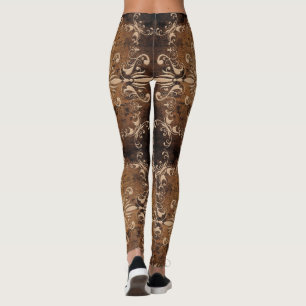 barock grangestruktur leggings