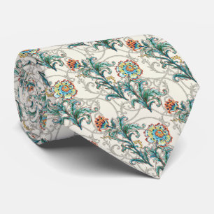 Barock gyllene blomstergudomlig elegans slips