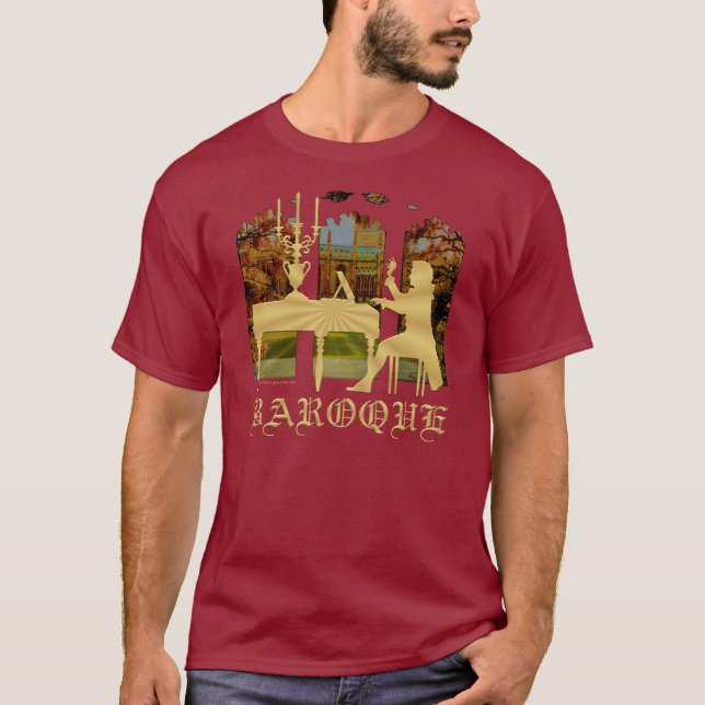 Barock harpsichord t shirt (Framsida)