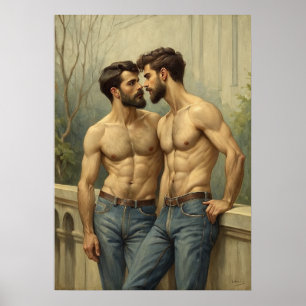 Barock intimitet: Den romantiska blicken Poster