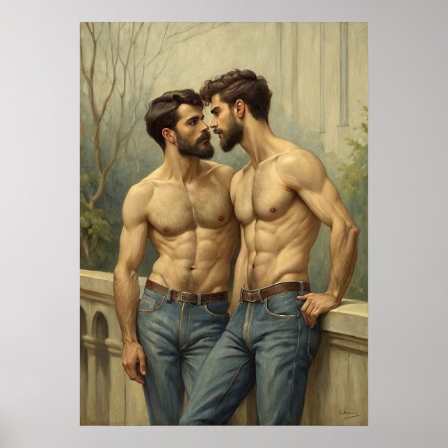 Barock intimitet: Den romantiska blicken Poster (Framsidan)