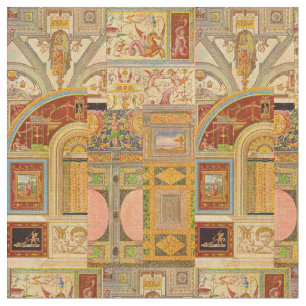 barock italiensk motivcollage tyg