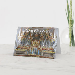 Barock organjulkort helgkort