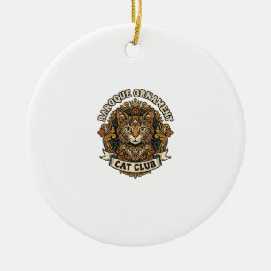 Barock Ornament Katt Katt Älskare Present - Barock