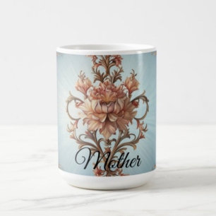 Barock ros-mugg kaffemugg
