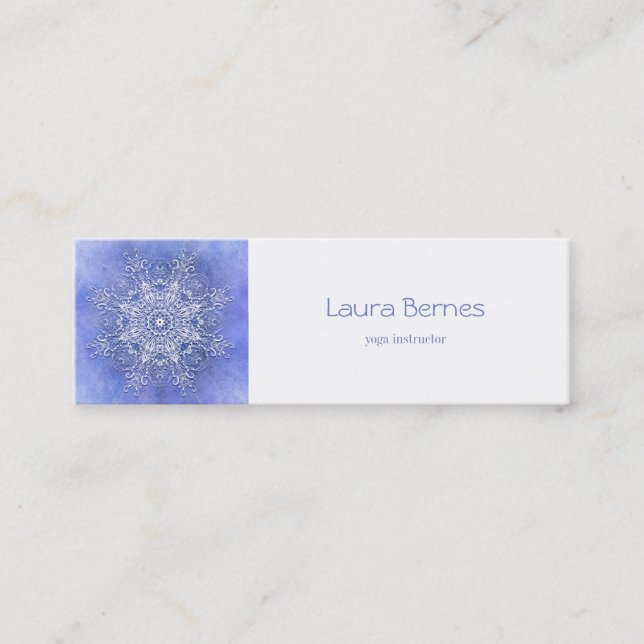 Barock stilgrungetextur mini visitkort (Framsida)