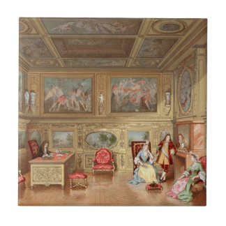 Barocka franska aristokratiska kakelplatta