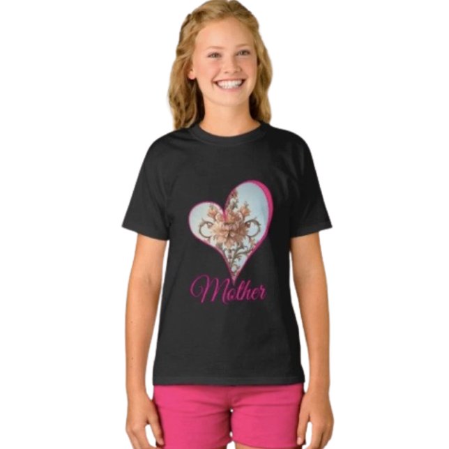 Barockros   t shirt (Cute and comfy kids’ tee for Mother’s Day—perfect for celebrating Mom with big smiles.
)