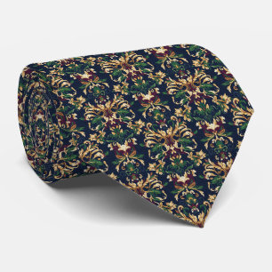 Barockt blomstermönster slips
