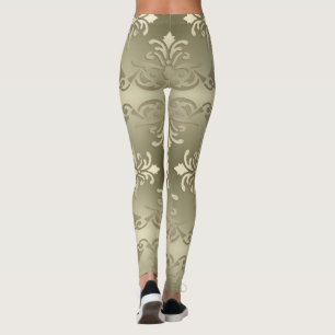 barockt stilinslag leggings