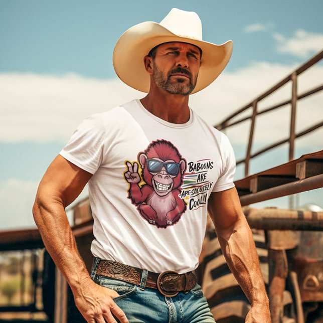 Baron Baboon Shades: Baboon Is Coola T Shirt (Skapare uppladdad)