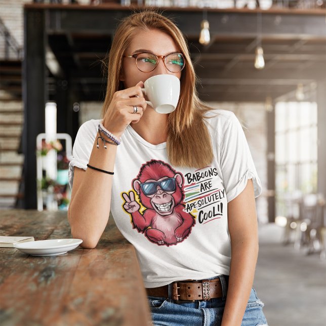 Baron Baboon Shades: Baboon Is Coola T Shirt (Skapare uppladdad)