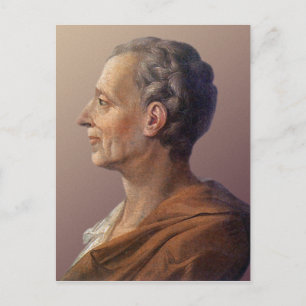 Baron de Montesquieu Vykort