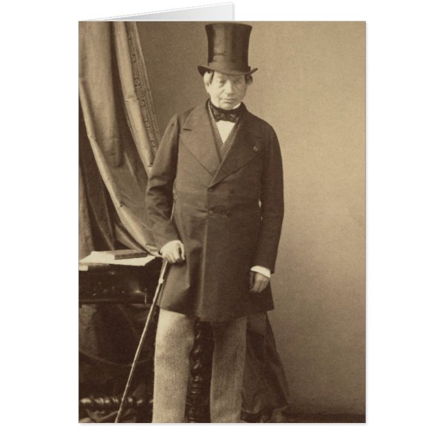 Baron James Rothschild Hälsningskort (Framsidan)