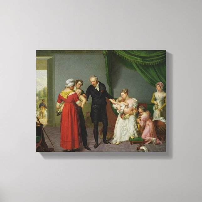 Baron Jean Louis Alibert Canvastryck (Framsida)