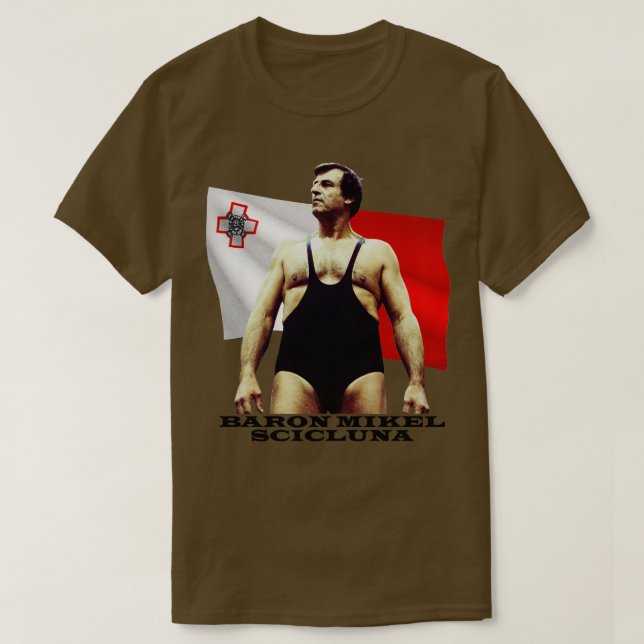 Baron Mikel Scicluna T Shirt (Design framsida)