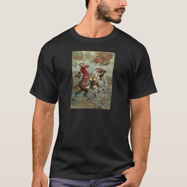Baron Munchausen Undervattens- T-shirt (Framsida)