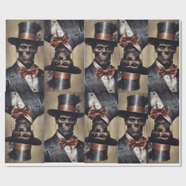Baron Samedi gotiskt presentpapper (Platt)