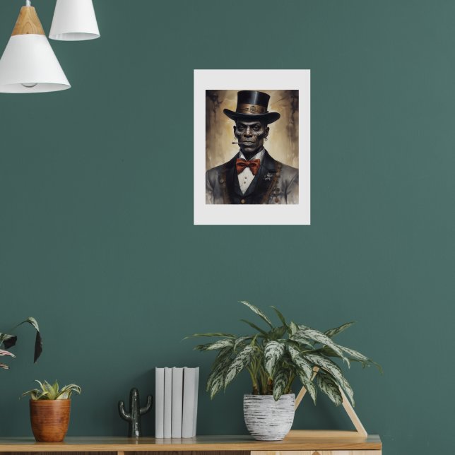 Baron Samedi Porträtt Poster (Vardagsrum 1)