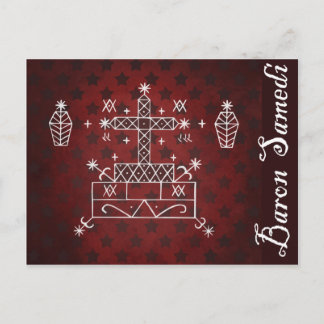 Baron Samedi Postcard Vykort
