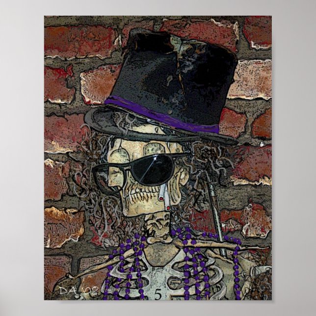 Baron Samedi, Voodoo Anrit of Death Poster (Framsidan)