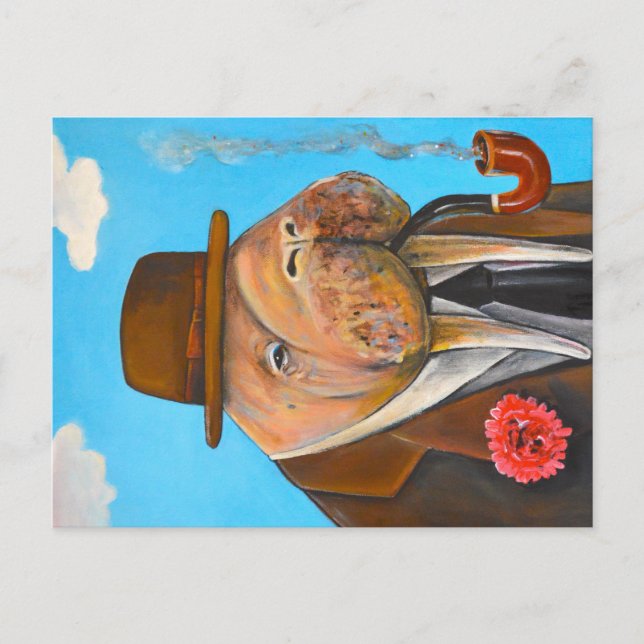 Baron Schnitzel. Vykort (Framsida)