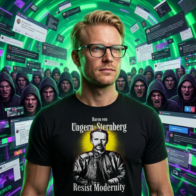 Baron Ungern Sternberg motstår modernitetstraditio T Shirt (Skapare uppladdad)