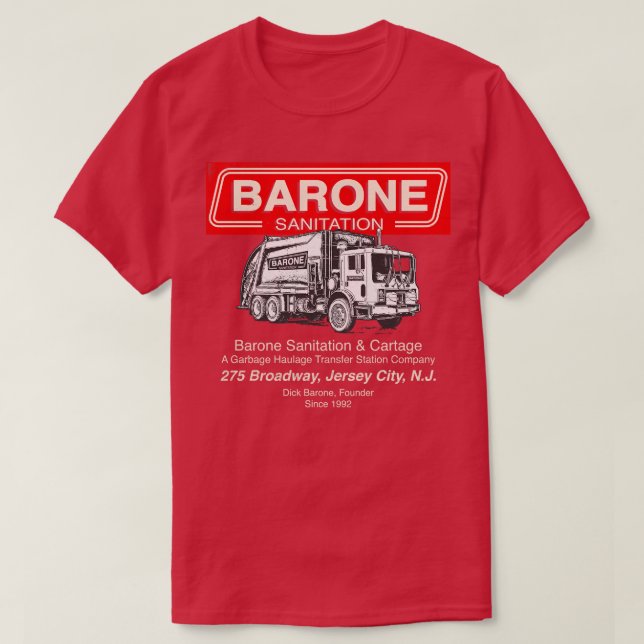 Barone Sanitation Dks T Shirt (Design framsida)
