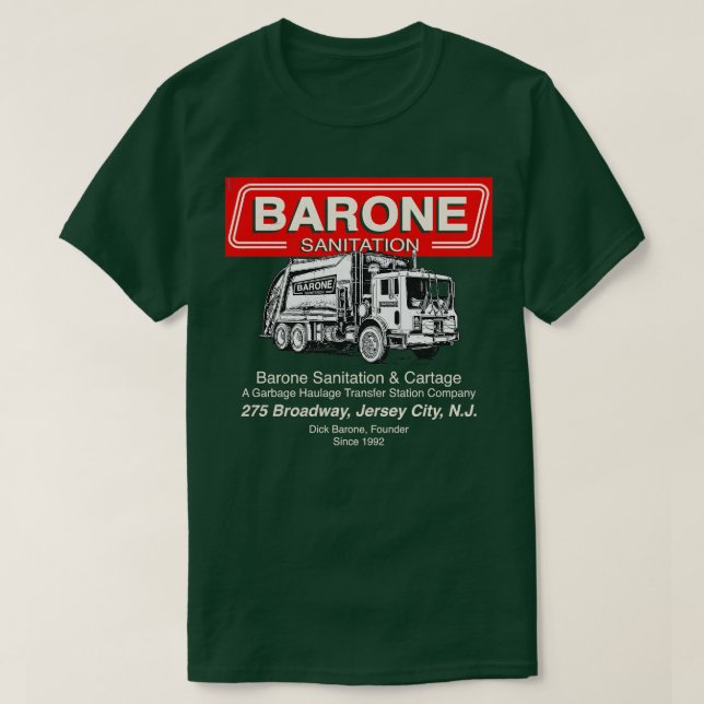 Barone Sanitation Dks T Shirt (Design framsida)