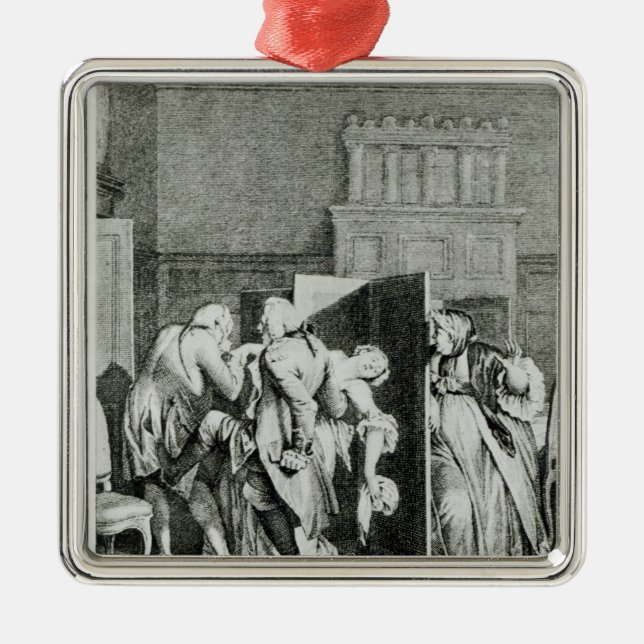 Baronen… saluterade Candide Julgransprydnad Metall (Framsidan)
