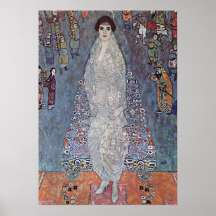 Baroness Elisabeth Bachofen-Echt av Gustav Klimt Poster