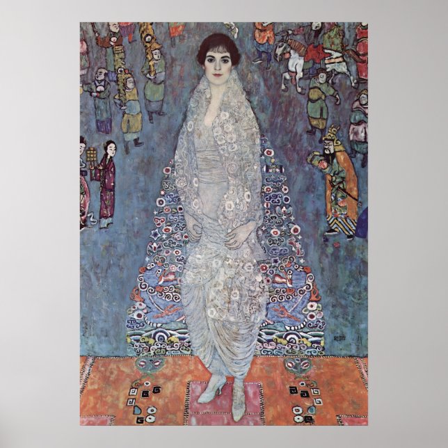 Baroness Elisabeth Bachofen-Echt av Gustav Klimt Poster (Framsidan)
