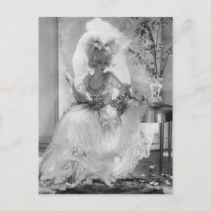 Baroness i Bröllop Dress Vykort