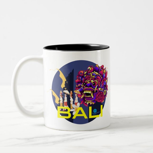 Barong Bali-Inspired Mugg för Mythical Delight (Vänster)