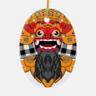 Barong Bali Julgransprydnad Keramik