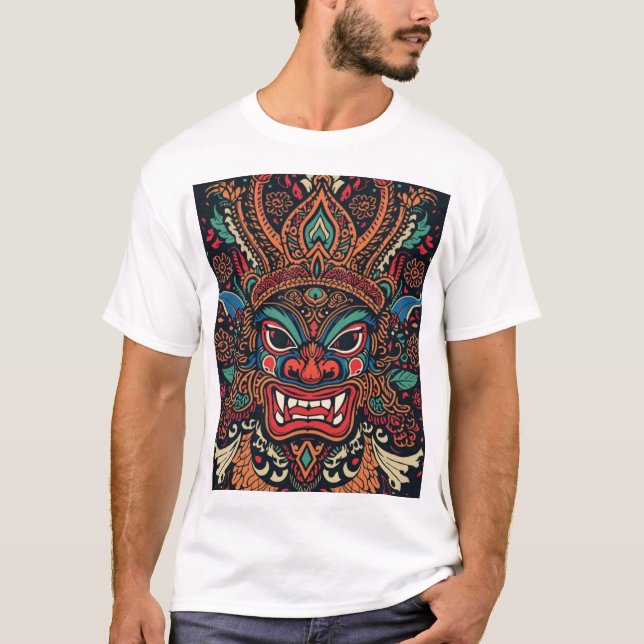 Barong Bali T-Shirt (Framsida)