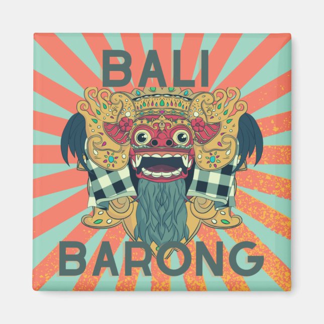 Barong Legacy: Vintage Bali Magnet (Framsidan)